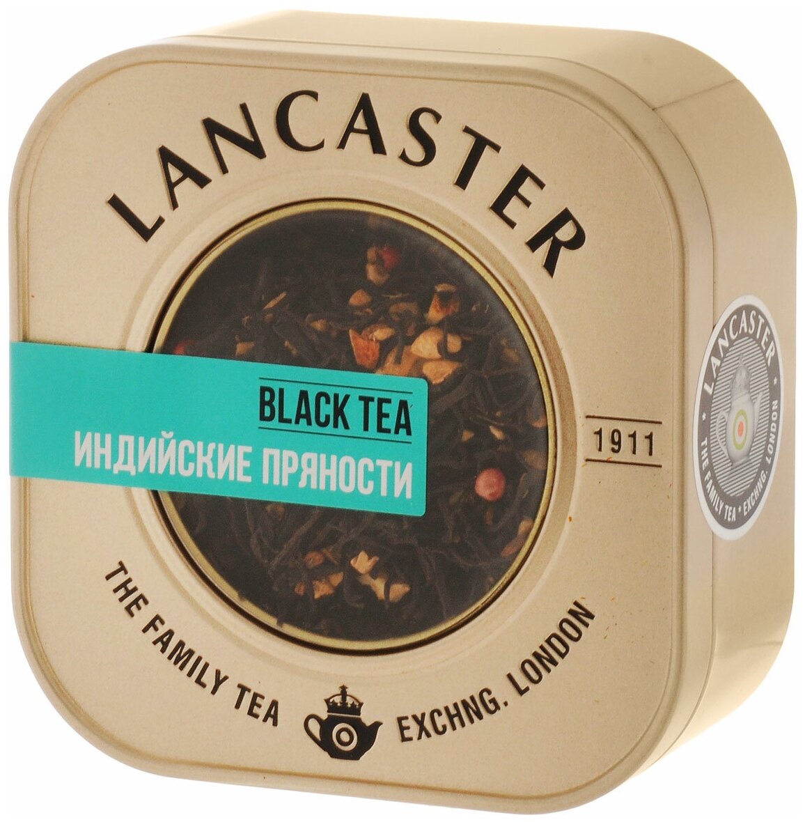 Чай LANCASTER черный Индийский крупнолистовой со специями ж/б 75г - фотография № 2