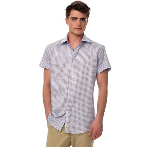 Рубашка Dave Raball, размер 39 176-182, голубой