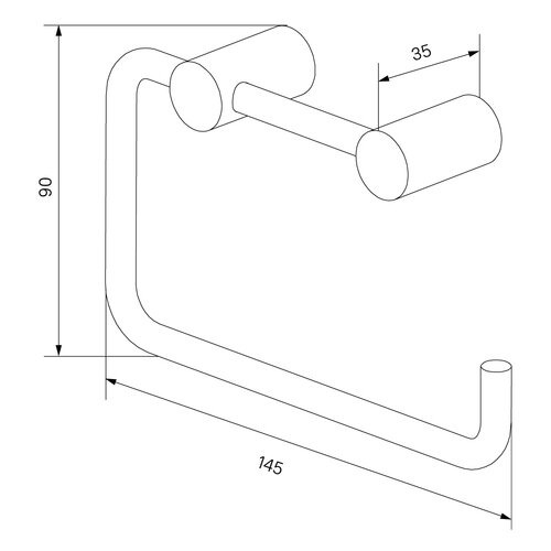 фото Держатель для туалетной бумаги iddis petite petwt00i43 без крышки, сплав металлов, белый матовый