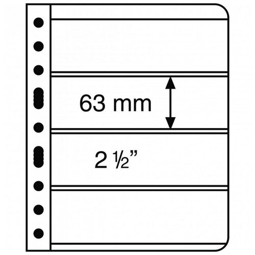 Лист Leuchtturm VARIO 4C, 5шт лист leuchtturm numis nh 24 5шт прозрачный