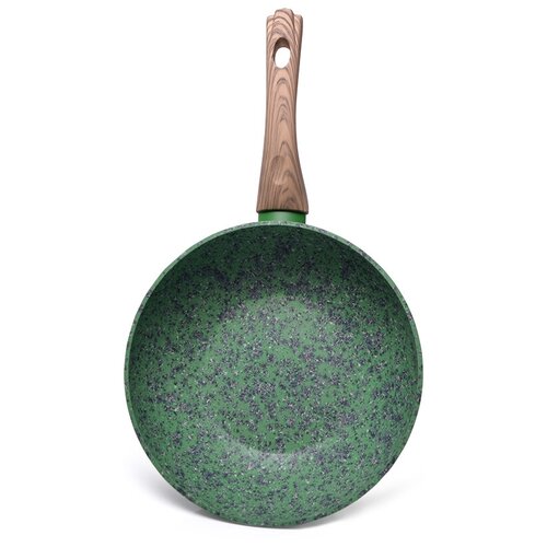 фото Сковорода-вок fissman malachite 4315, 28 см, зеленый