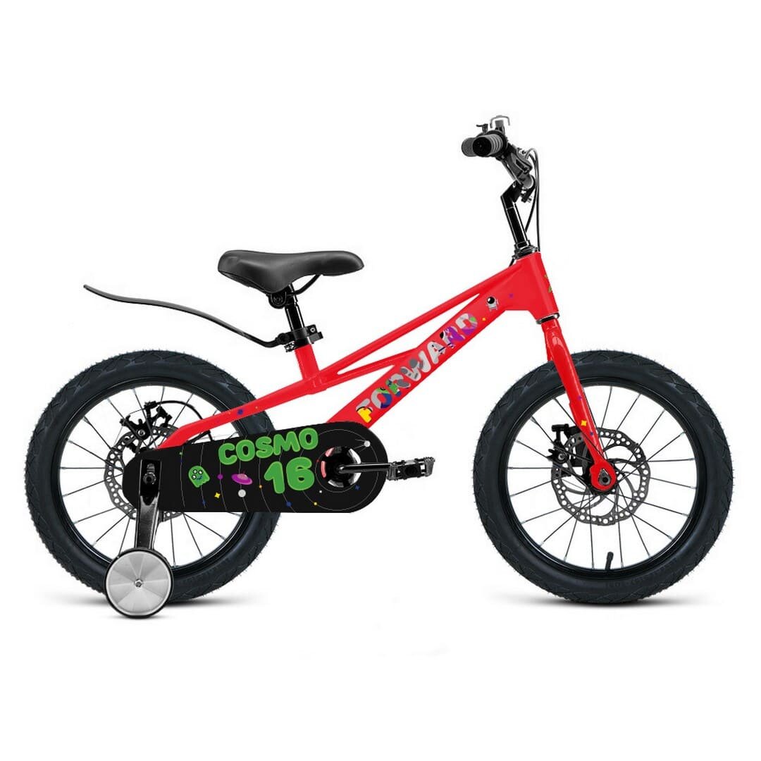 Детские велосипеды Forward Детский велосипед FORWARD COSMO 18" 2023, 18" ярко-красный