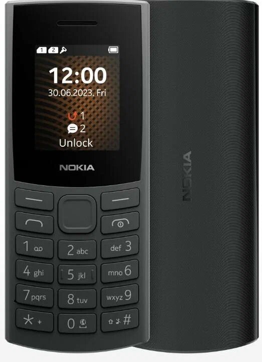 Мобильный телефон Nokia 106 TA-1564 DS CHARCOAL (1GF019BPA2C02) 2023