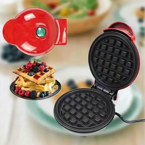 Электровафельница для венских и бельгийских вафель красная 110000₽