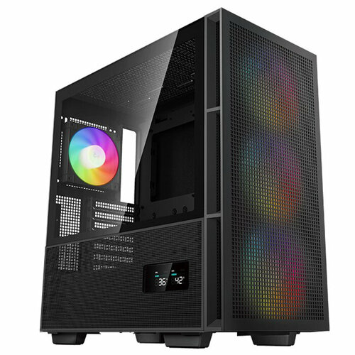 Корпус для компьютера Deepcool CH560 DIGITAL без БП, Black вентилятор aerocool duo 14 argb 4710562752595