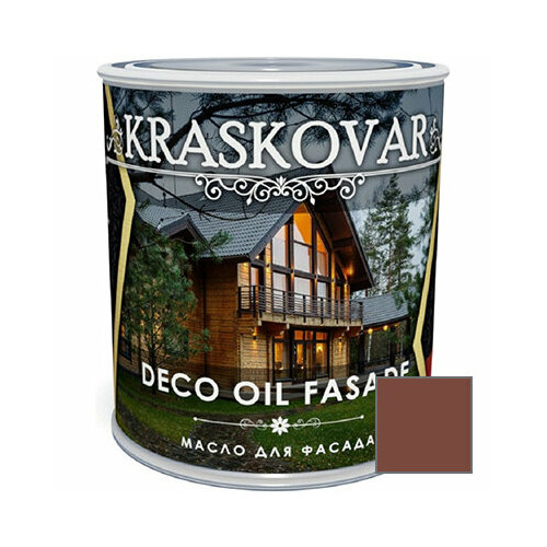 Масло для фасада Kraskovar Deco Oil Fasade Гранатовый (1900001236) 0,75 л