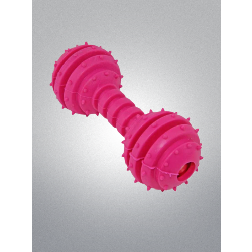 Звенящая игрушка Dogman для собак (12 см) розовый гантель звенящая dogman игрушка для собак 12 см цвета в ассортименте