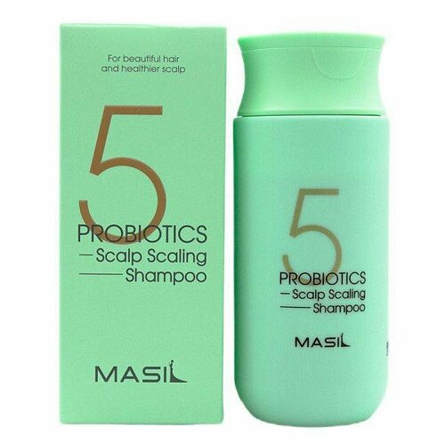 Masil Шампунь глубокоочищающий Masil 5 Probiotics Scalp Scaling, 150 мл шампунь глубокоочищающий masil 5 probiotics scalp scaling shampoo stick pouch 8ml