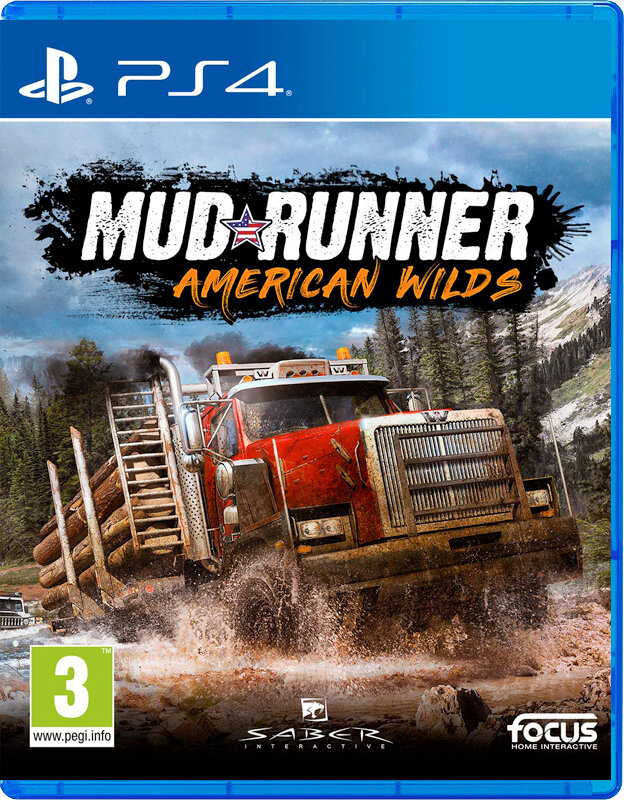 Игра для PlayStation 4 MudRunner American Wild РУС Новый