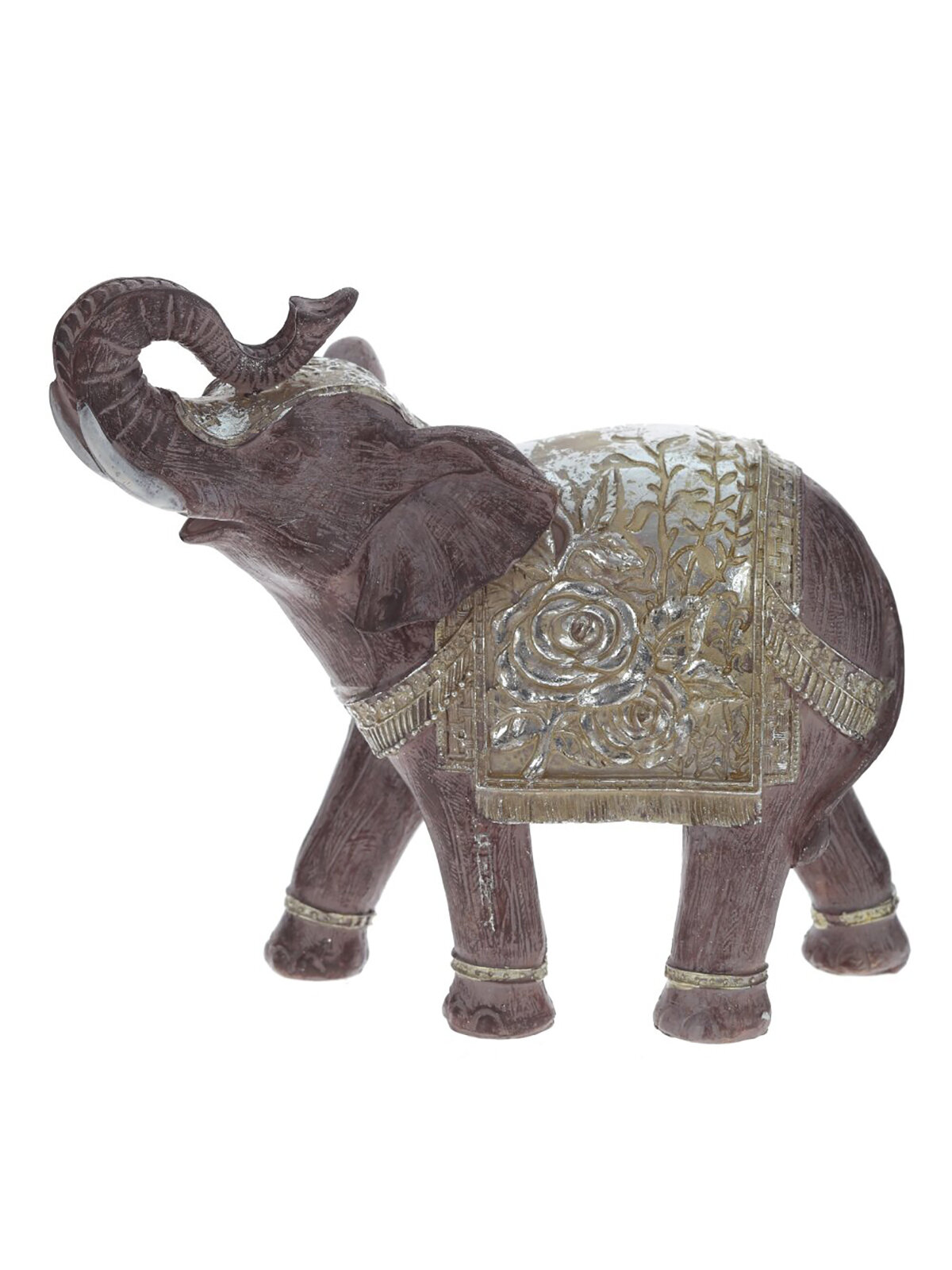 фото Фигурка декоративная Remecoclub Слон из полимера, 20x21x9 см