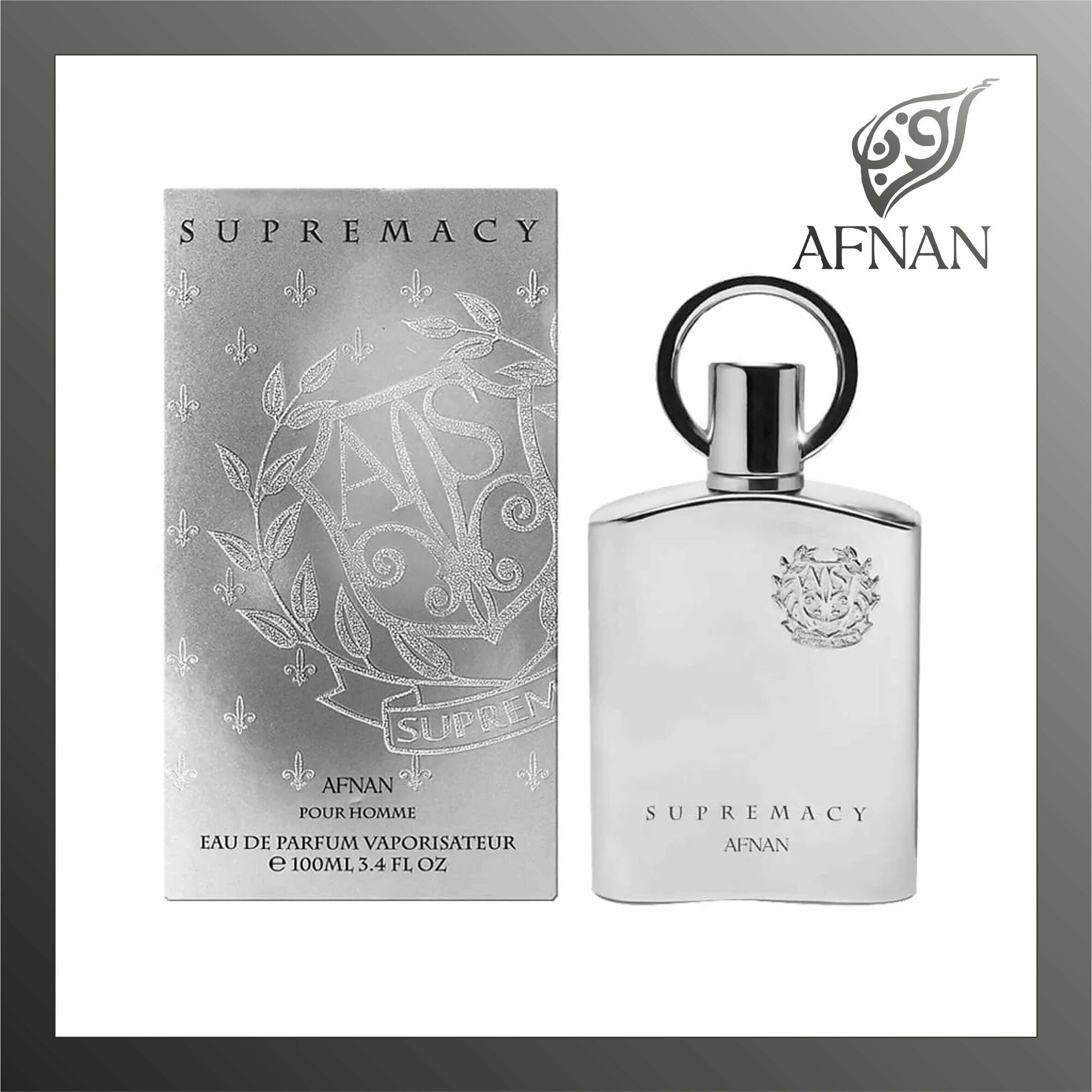 Мужской Арабский парфюм supermacy silver, Afnan, 100 мл