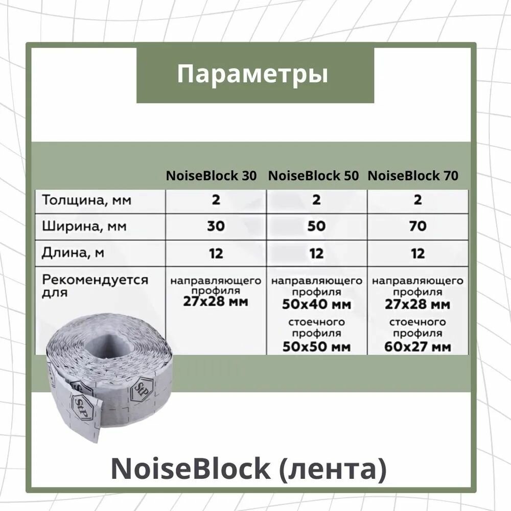 Вибродемпфирующая лента NoiseBlock50 12000Х50Х2 мм - фото №8