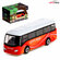 Автобус металлический "Междугородний", масштаб 1:64, красный, Авт...