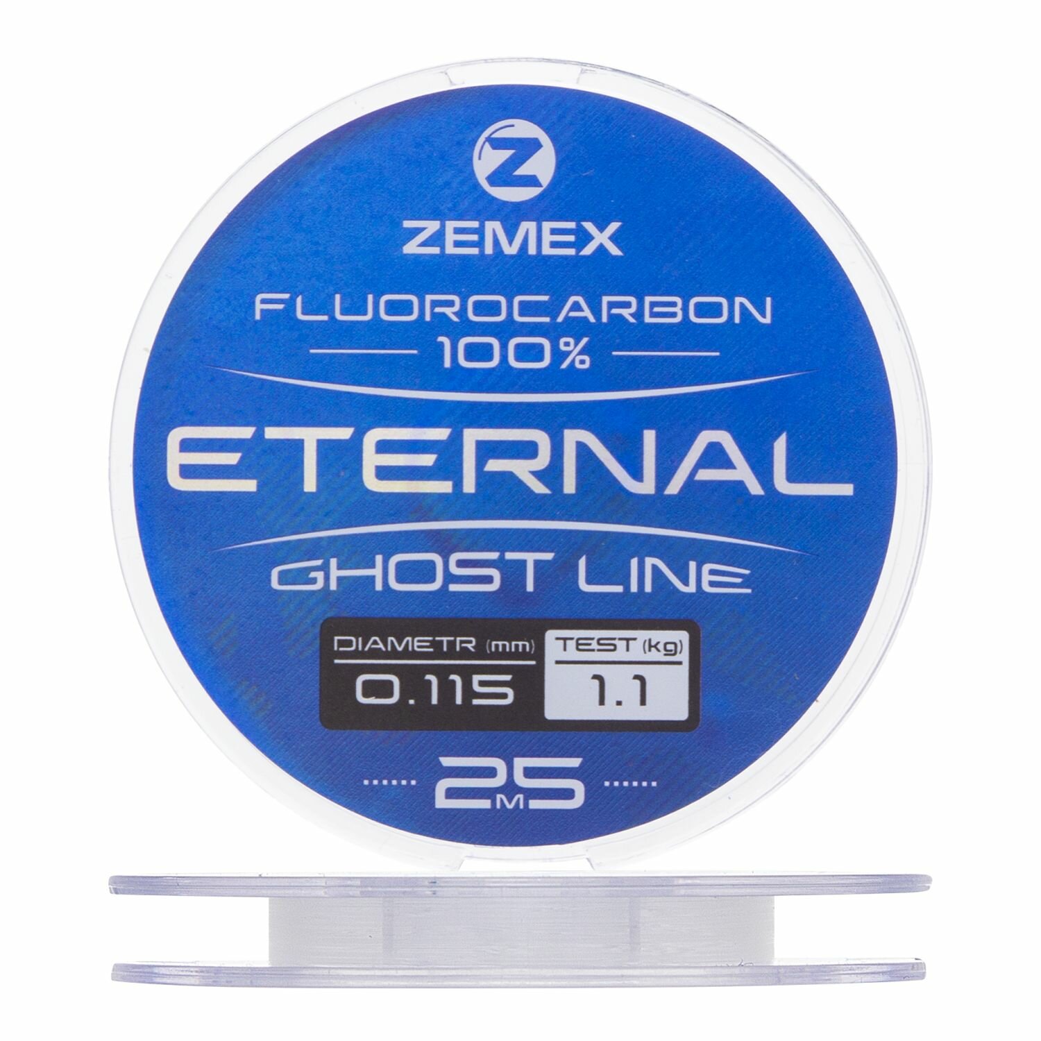 Флюорокарбон Zemex Eternal 100% Fluorocarbon 0115мм 25м (clear)