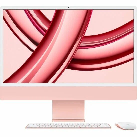 Моноблок Apple iMac 24" Retina 4.5K/2023/8-core M3 chip 8-core GPU/8GB/256GB SSD, Pink