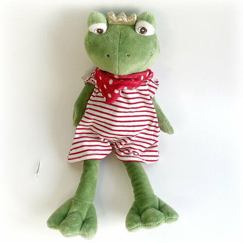 Лягушка-принц Prince в полосатых штанах, Bukowski 30 см мягкие игрушки bukowski design олень мальчик harald 25 см