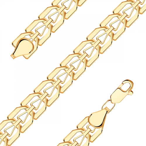 золотой браслет плетение фантазийное красносельский ювелир бш059 Браслет Красносельский ювелир Фантазийное, желтое золото, 585 проба, длина 17 см.