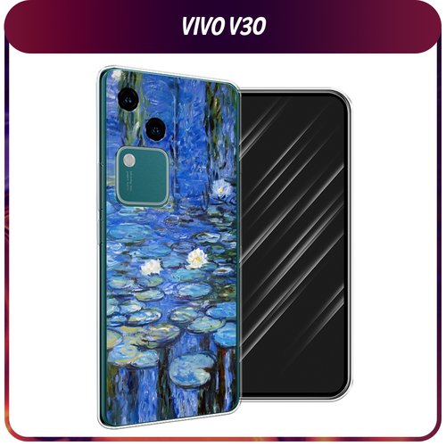 Силиконовый чехол на Vivo V30/S18 / Виво V30 Pro/S18 Pro Нарисованный пруд