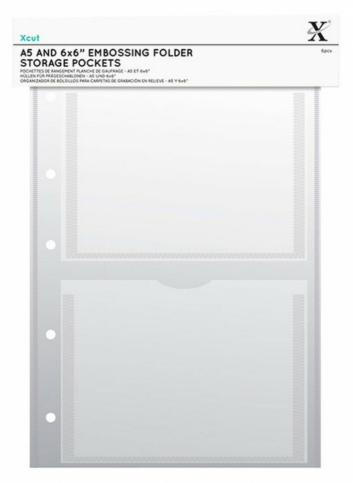 Docrafts XCU245103 Файл-пакеты с кармашками 21 x 29.7 см