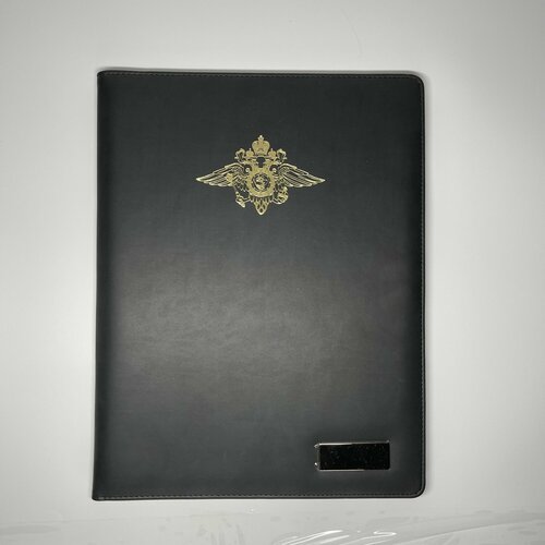 Обложка для удостоверения ручки.рф, черный, оранжевый