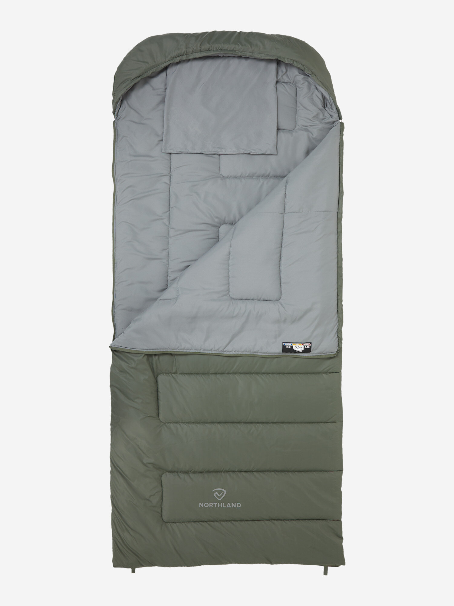 фото Спальный мешок Northland Relax R +10 Зеленый; RUS: Б/р, Ориг: one size