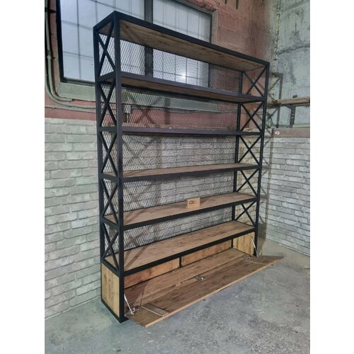 Стеллаж лофт Eko-12, с размерами 200х250х40 см