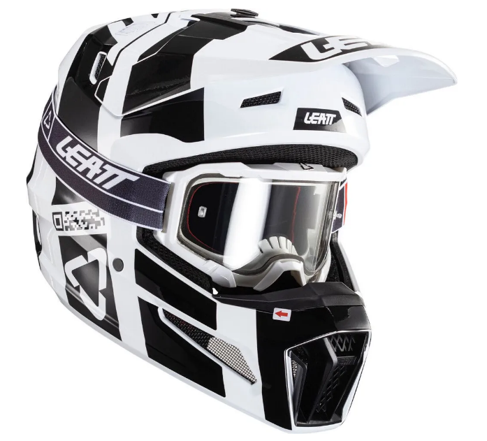 Шлем кроссовый Leatt 3.5 V24 Blk-Wht XL 61-62cm