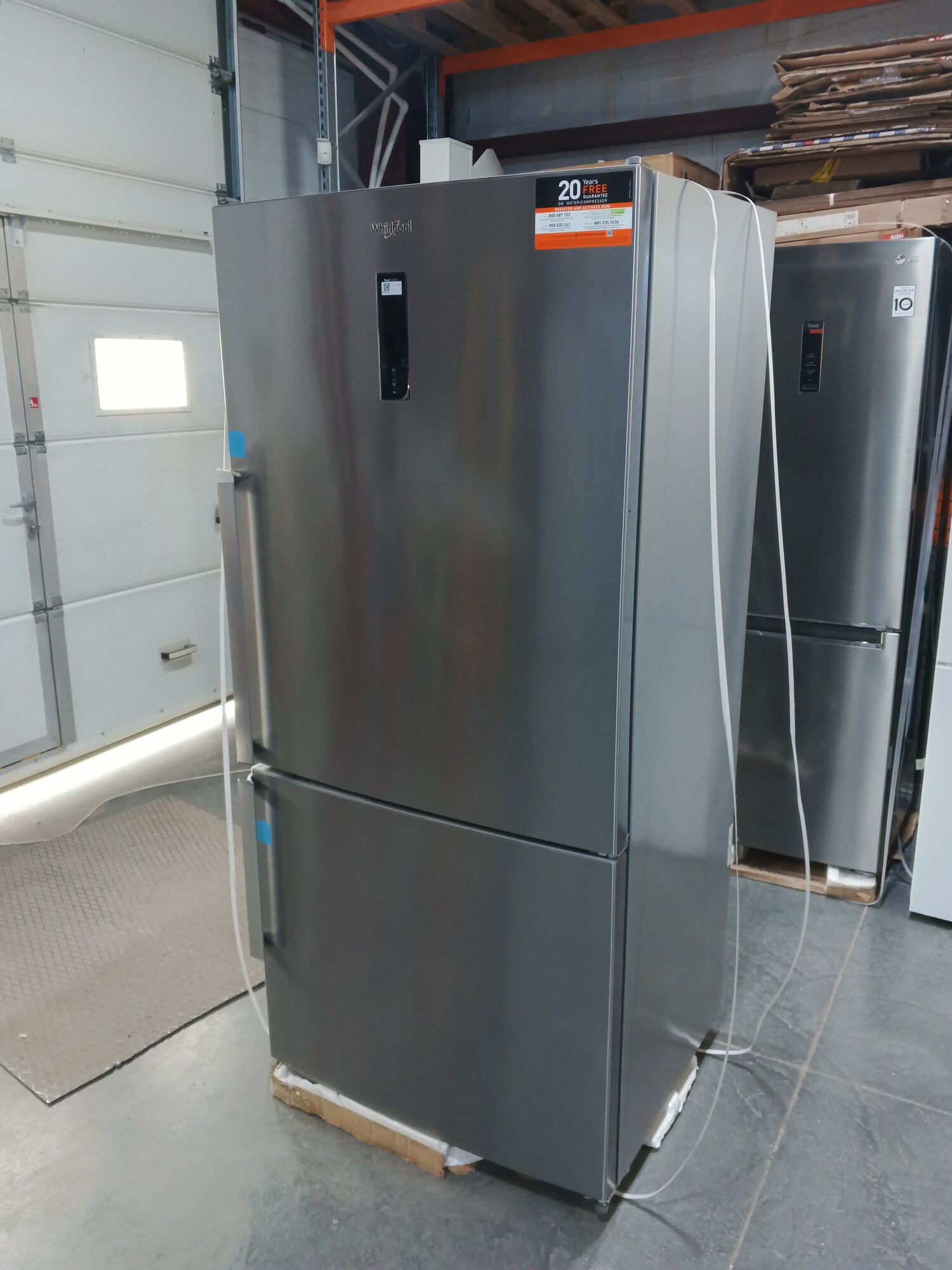 Холодильник Whirlpool W84BE 72 X 2, нержавеющая сталь