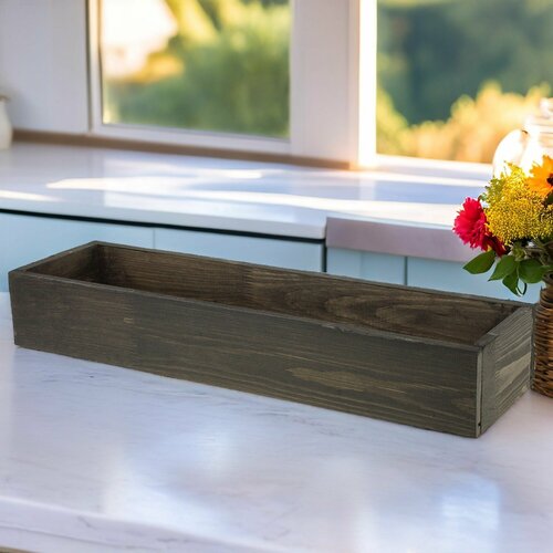 Ящик деревянный декоративный для хранения 60x155xH10см 750₽