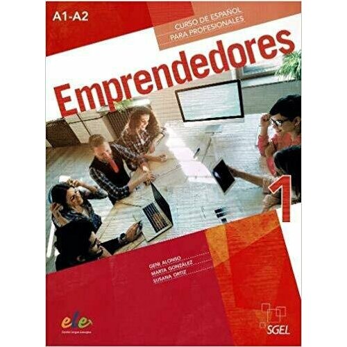 Emprendedores A1-A2 Libro+cuaderno, комплект из учебника и рабочей тетради по испанскому языку для студентов и взрослых