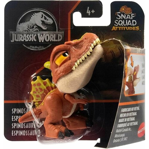 Фигурка Jurassic World Вырвавшиеся динозаврики Snap Squad (Кусаки) машинка matchbox jurassic world kawasaki brute force 750 mattel fmx13