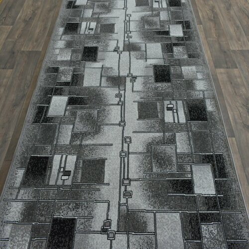 Ковровая дорожка, ковер, Фаворит, Молдавия, 42034, серый, 1.5*5.5 м