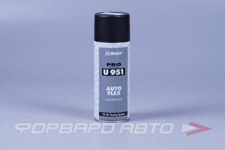 Антигравий на основе каучука Autoflex 951 черный, 400мл 5100200030 BODY Греция