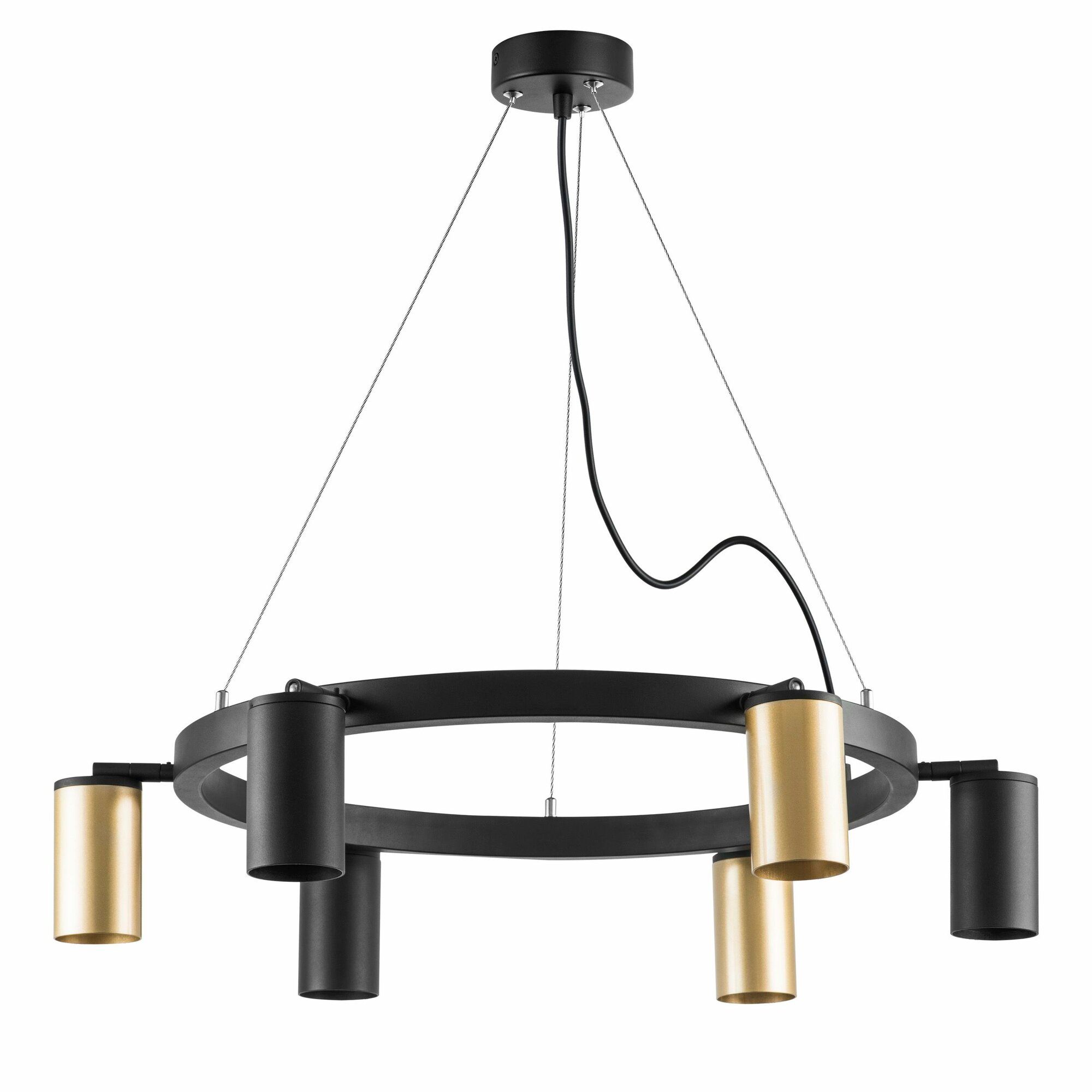 Подвесная люстра LightStar Rullo LR016403373_LS, GU10, 300 Вт, металл, черный