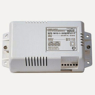 Изображение товара Блок питания домофона Vizit БПД24/12-1-1