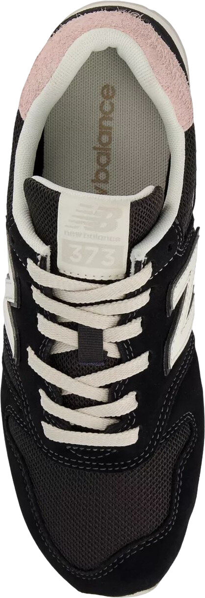 Кроссовки New Balance 373, полнота F, размер 9,5 US, черный/розовый — фото 1