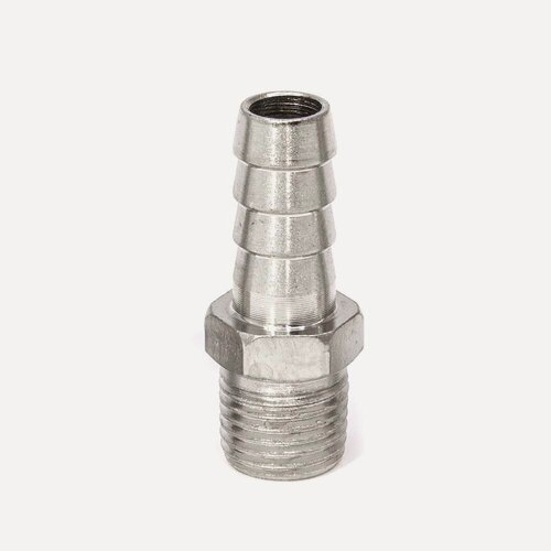 Изображение товара Штуцер ёлочка с резьбой SH-E10-1/4M для работы с жатым воздухом и жидкостями, Арт. 7792