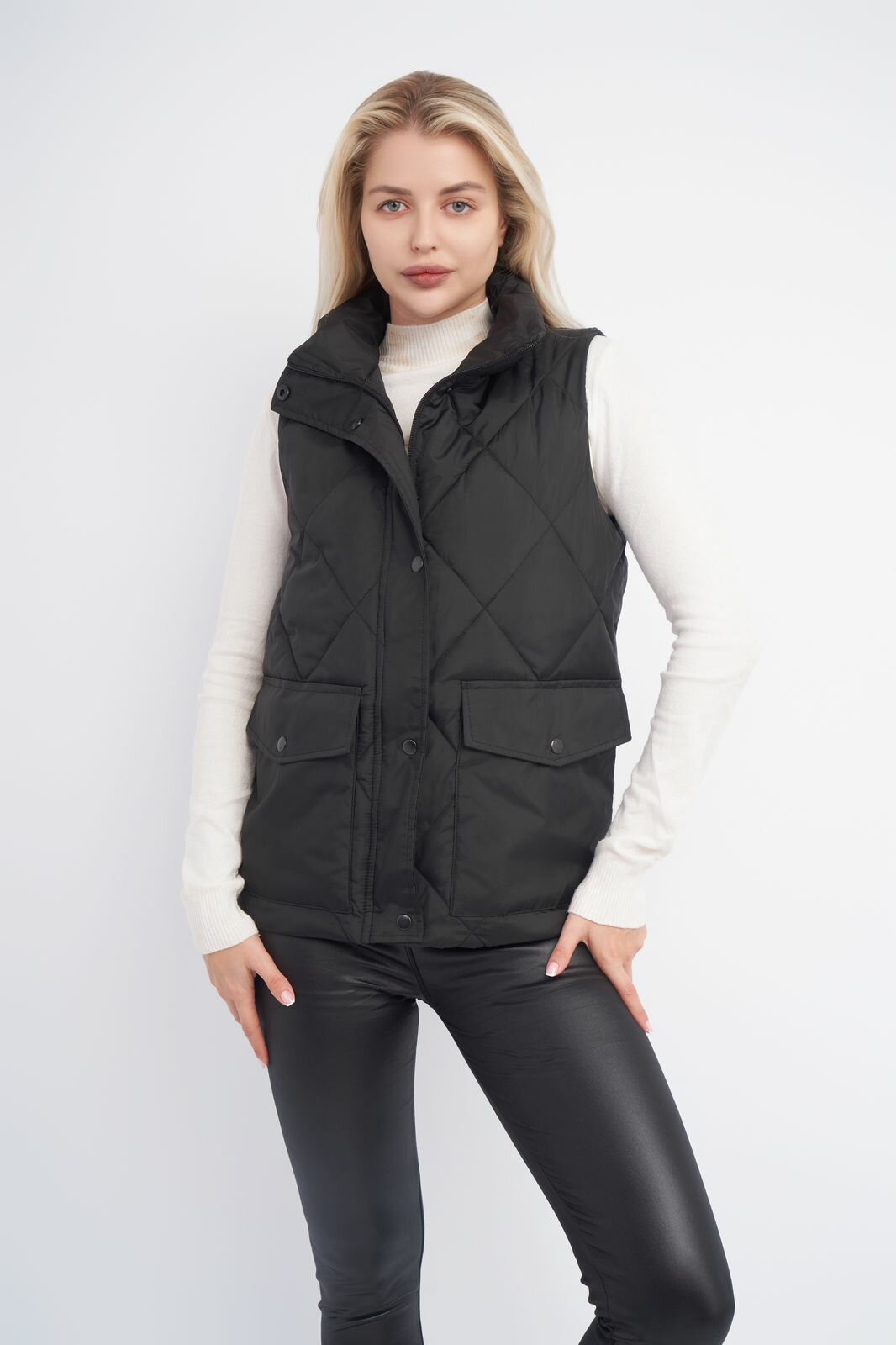 Жилет H&T Collection, размер 48, черный