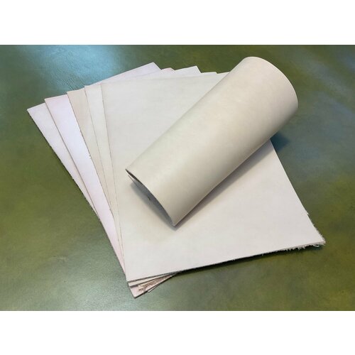 Кожа натуральная растительного дубления премиум в листах А4, толщина 1,8-2,1 мм