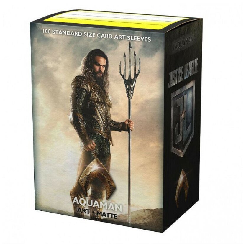 Протекторы для карт Dragon Shield Аквамэн - 100шт. — фото 1