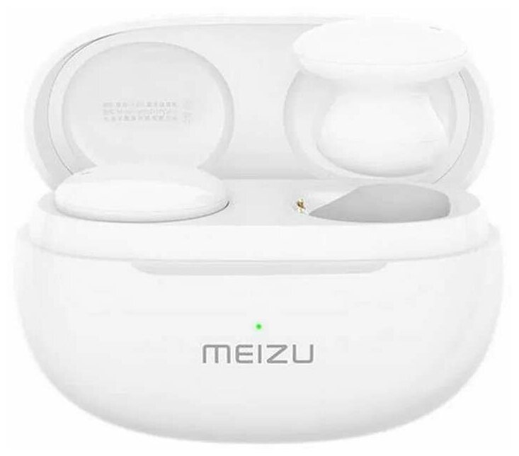 Беспроводные наушники Meizu POP3, вкладыши, Bluetooth 5.2, с микрофоном, белый