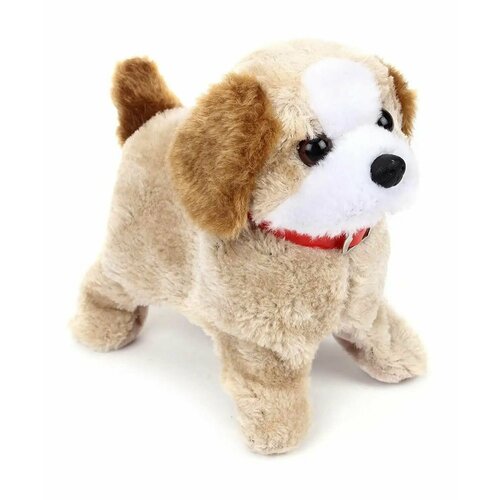 Интерактивная мягкая игрушка щенок, делающий акробатическое сальто, прыгающая лающая собачка, любимый питомец 18 см