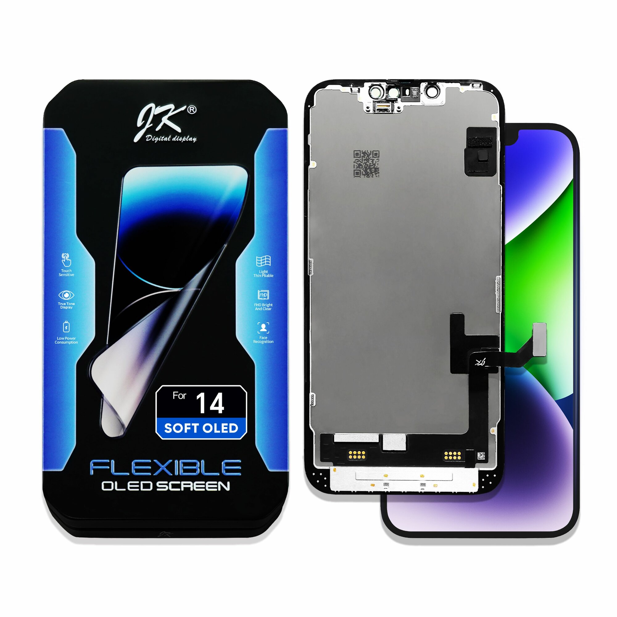 Дисплей Soft Oled JK, для iPhone 14
