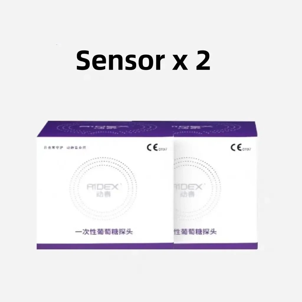 Aidex CGMS 24h Монитор уровня глюкозы в крови, 2 sensor