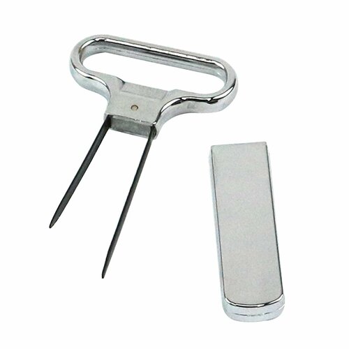 Открывалка для винных бутылок с двумя зубцами, штопор удаления