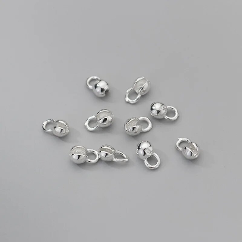 5 шт зажимы для бижутерии из серебра 925 TOM YANG