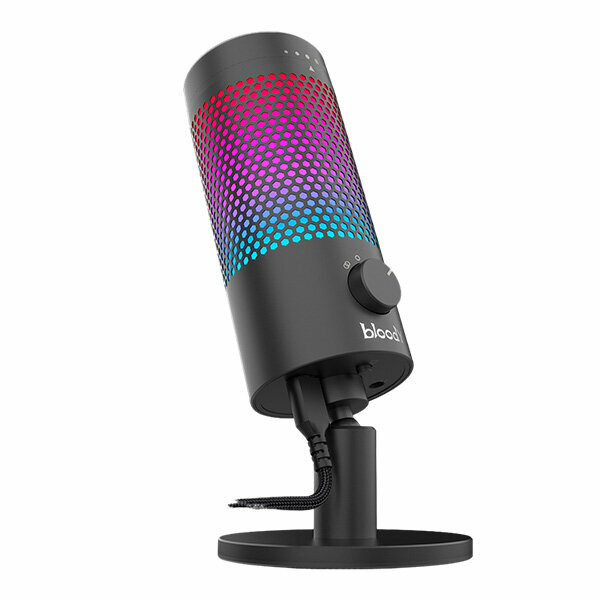 Микрофон Bloody GM50 Pro, проводной, с регулировкой громкости, черный — фото 1