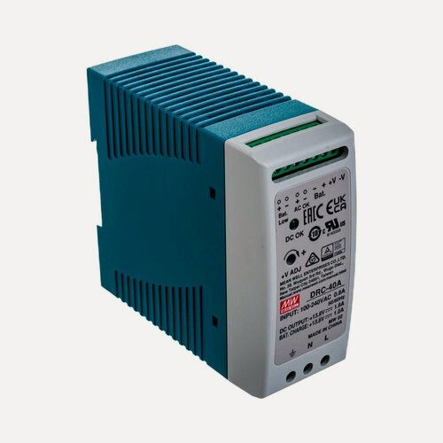Изображение товара Источник питания AC/DC с функцией UPS Mean Well DRC-40A