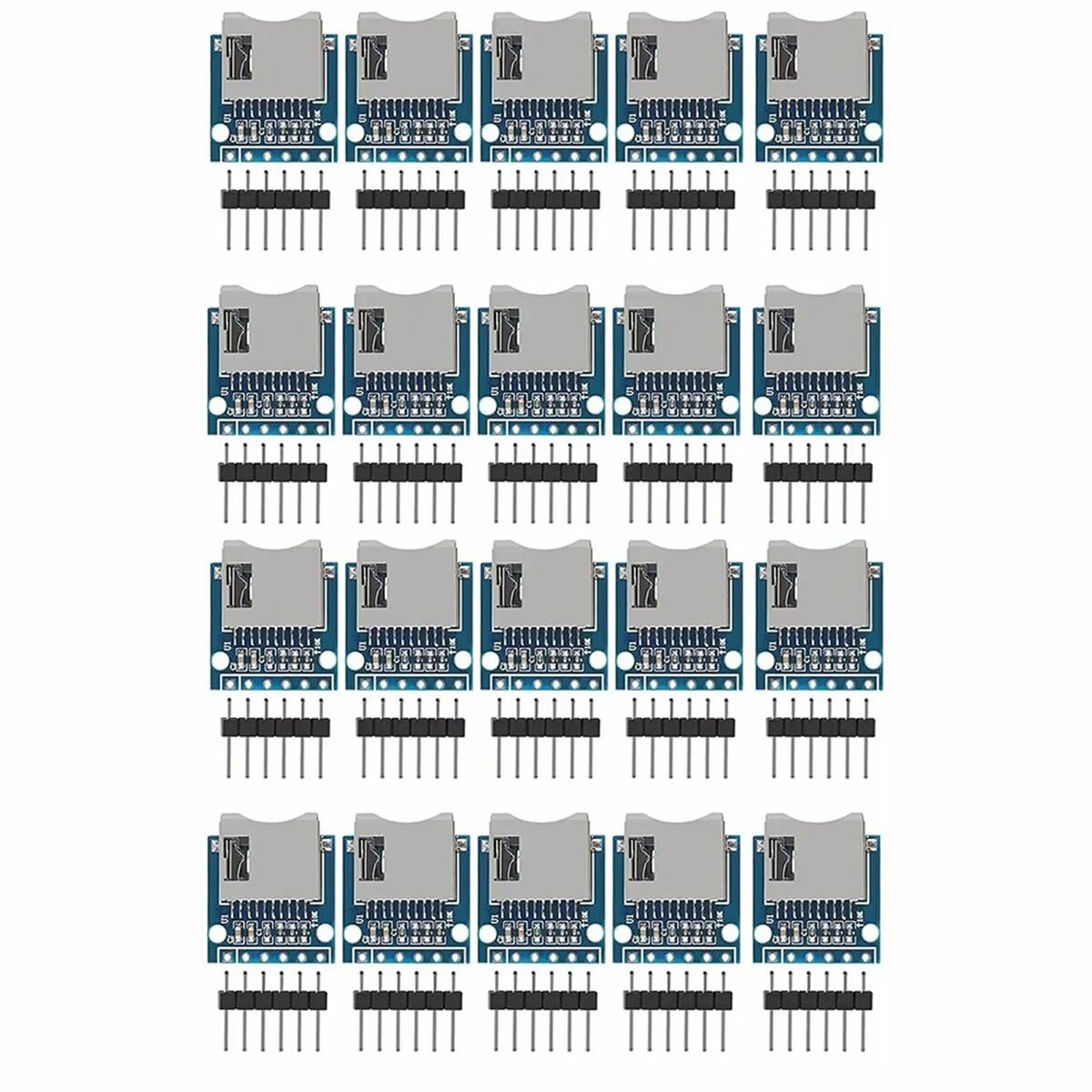 Плата Расширения Памяти Mini SD, Модуль Защиты С Контактами.