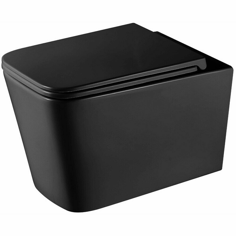 Унитаз подвесной Grossman GR-4441BMSQ безободковый торнадо